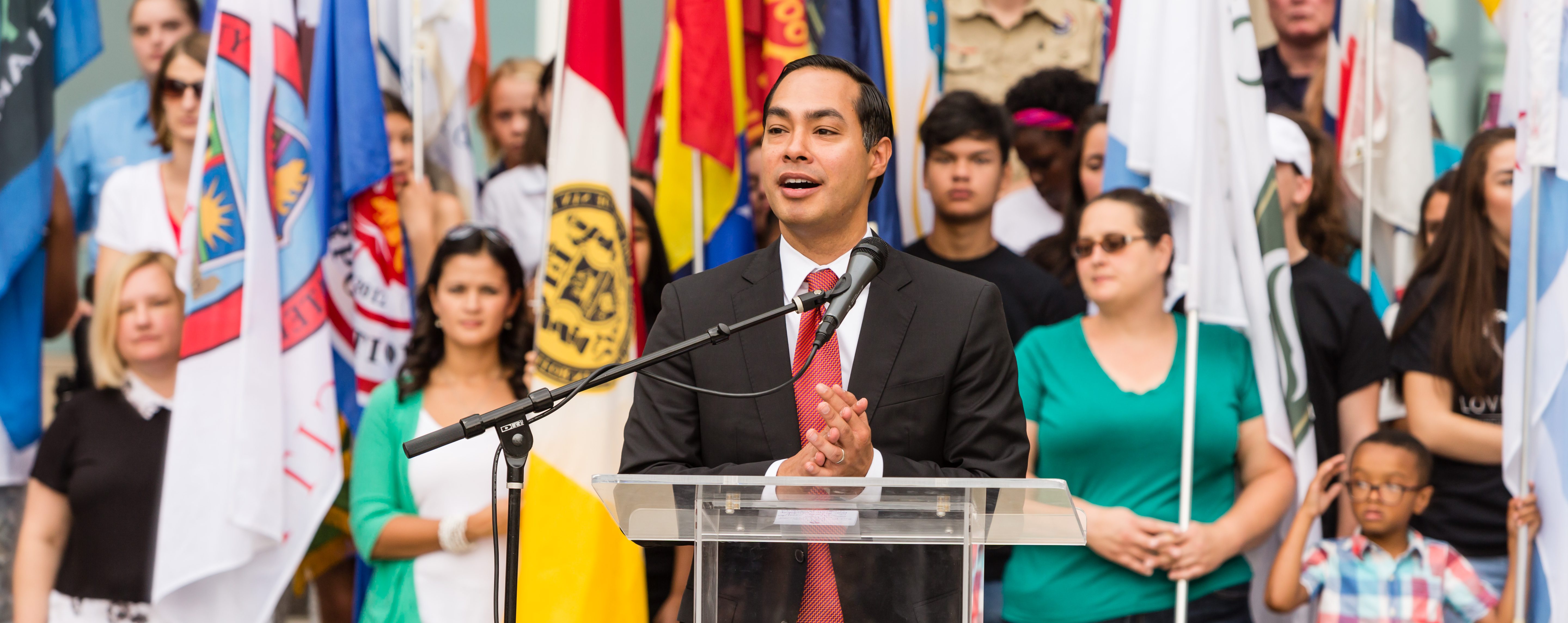 Julián Castro Gives Remarks at the Opening Ceremony